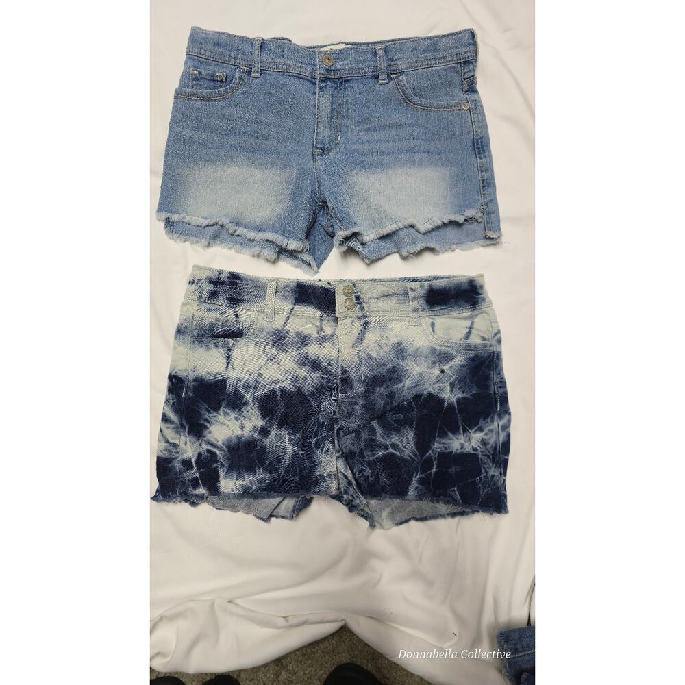 Jordache Jean Shorts EUC. 2 Pair Size 16